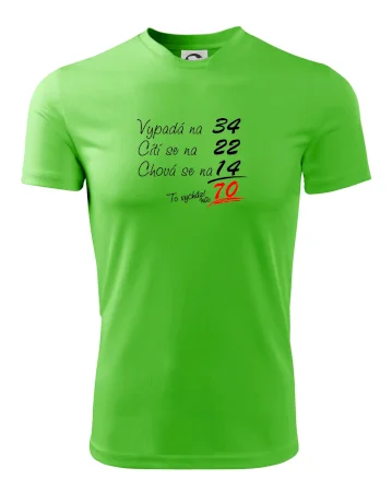 Vypadá, cítí se, chová se - 70 let