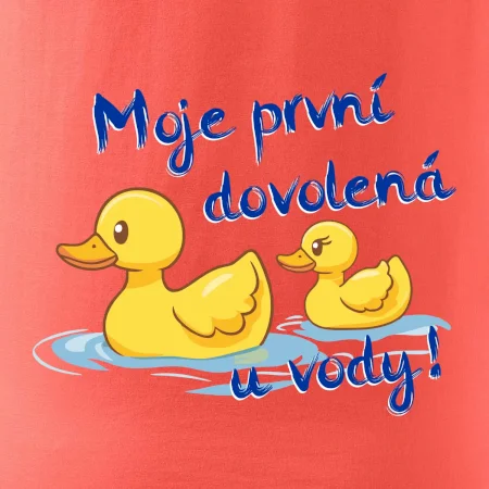 Moje první dovolená u vody - holčička