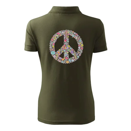 Peace symbol lístečky