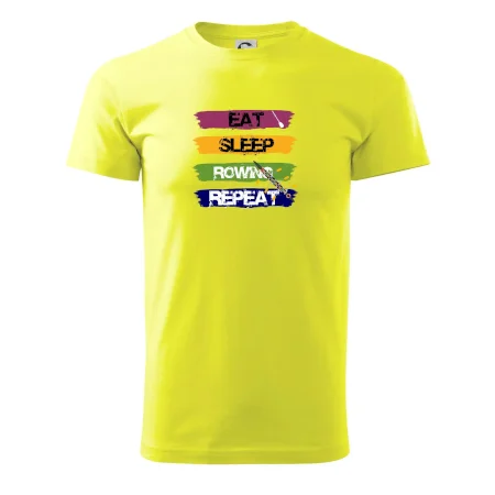 Eat sleep rowing repeat barevné