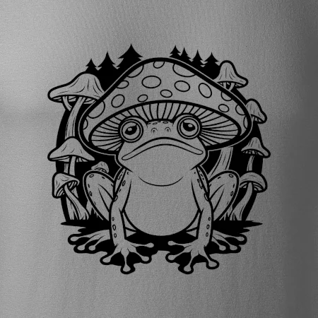 Goblincore černá houbožába