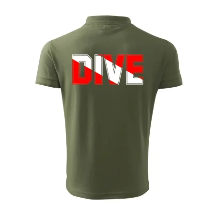 Dive nápis vlajka
