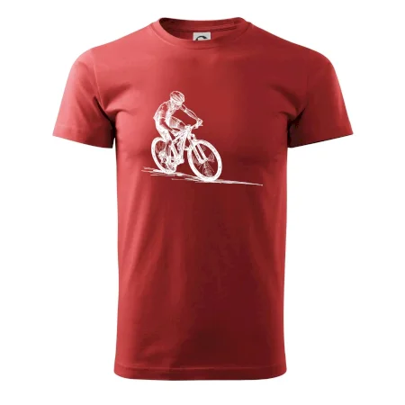 MTB kreslený cyklista