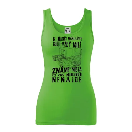 K řidiči náklaďáku buďte vždy milý