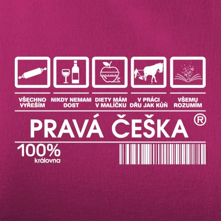 Čárový kód  - Pravá Češka
