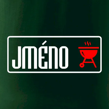 Triko na grilování s vlastním jménem