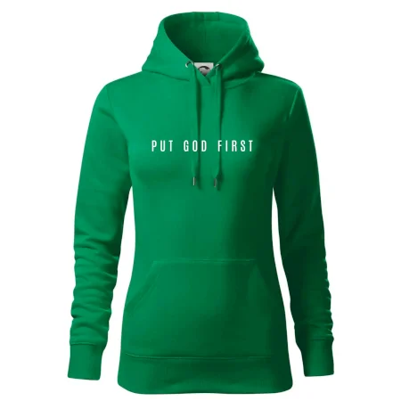 Put God first slabý nápis