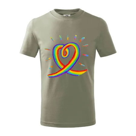 Srdce pride duha kreslená