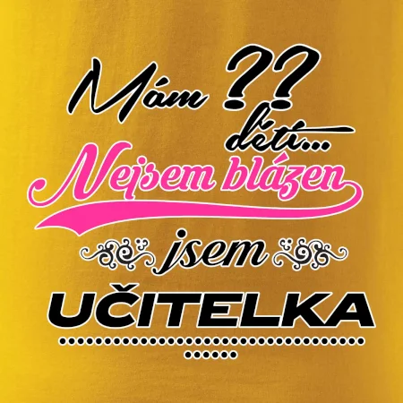 Mám ?? dětí, jsem učitelka (vlactní číslo)