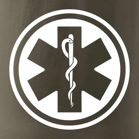 Rescue logo samostatné kulaté