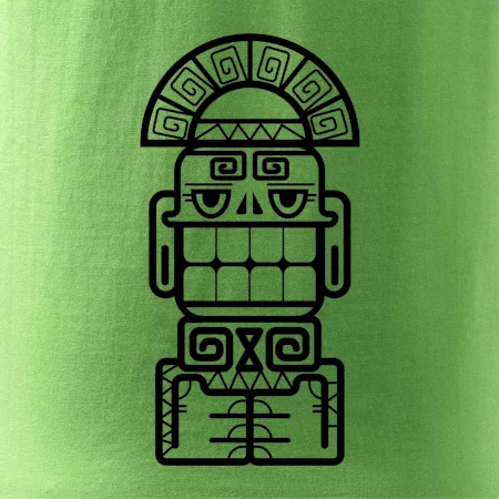 Mayové - socha se zuby