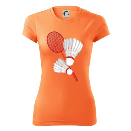 Badminton - pálka a košík