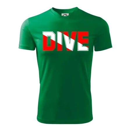 Dive nápis vlajka