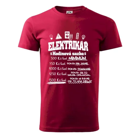 Elektrikář hodinová sazba