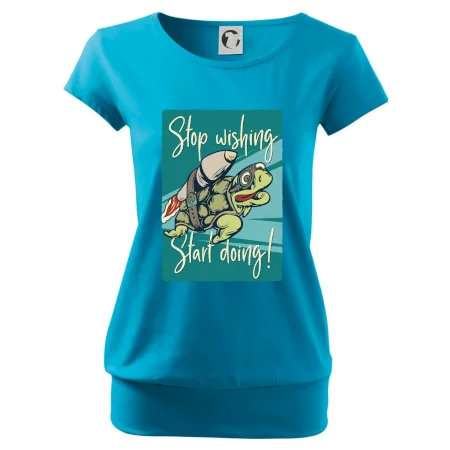 Stop wishing start doing želva