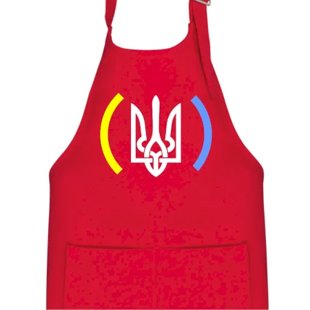 Ukrajina trojzubec s barvami