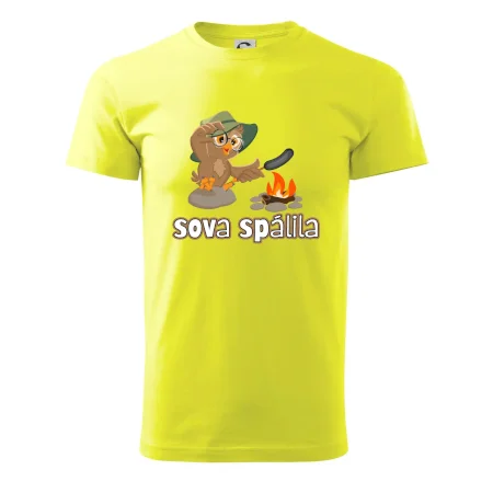Sova spálila