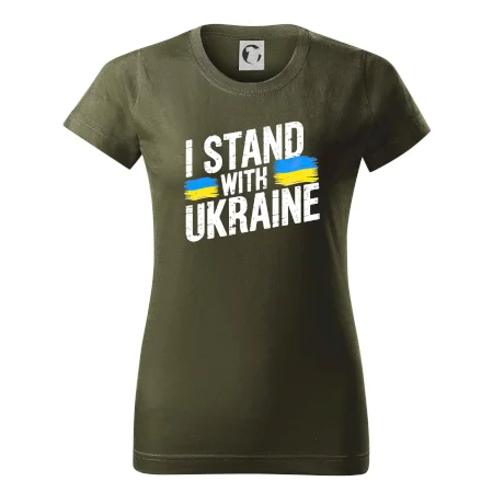 I stand with ukraine tiskací nápis