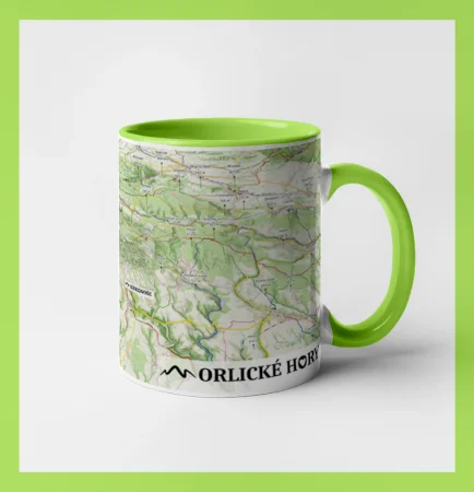 Hrnek - Orlické hory mapa