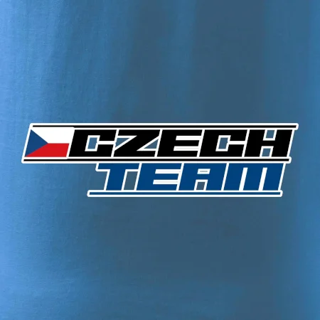 Czech team s vlajkou - Mistrovství světa v ledním hokeji 2026