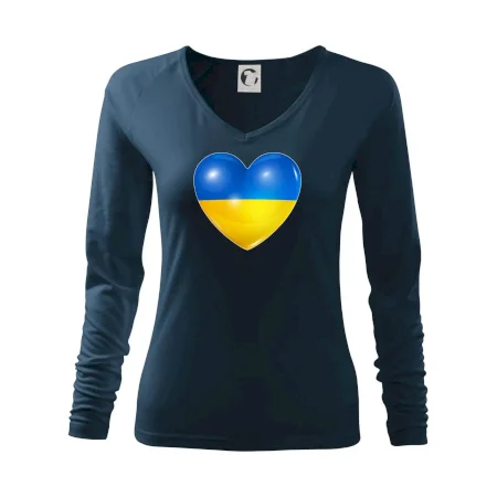 Ukrajina srdce vlajka