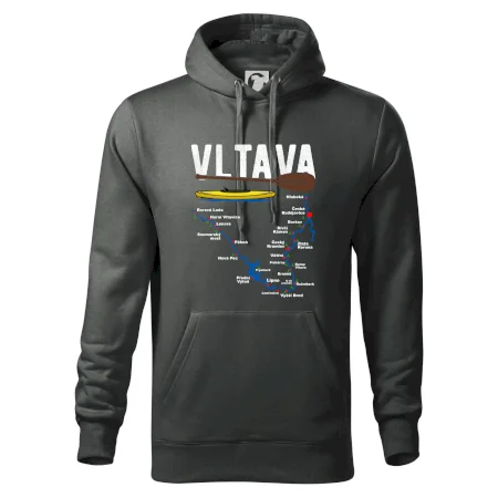 Mapa řeky Vltavy