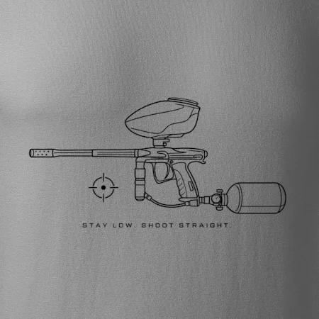 Minimalistický marker stay low shoot straight