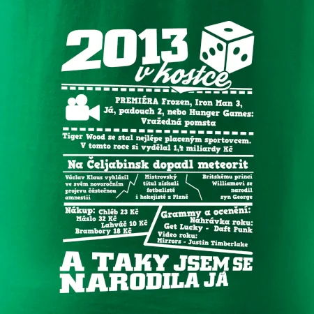 2013 v kostce