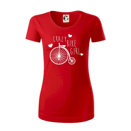 Crazy bike girl
