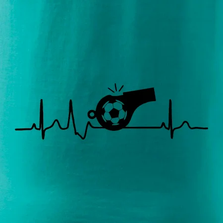 EKG fotbal rozhodčí a píšťalka