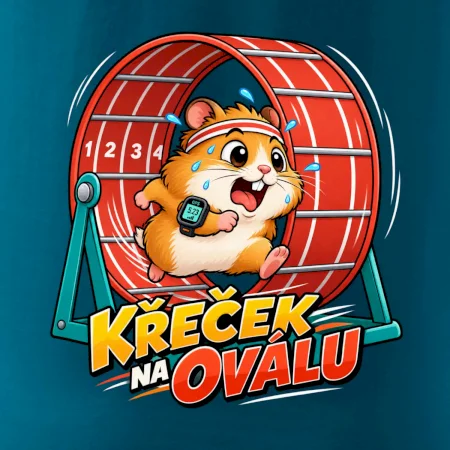 Běžecký křeček na oválu