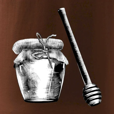 Med ve sklenici