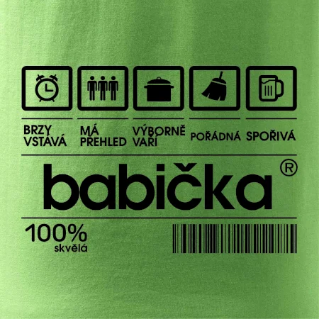 Čárový kód babička