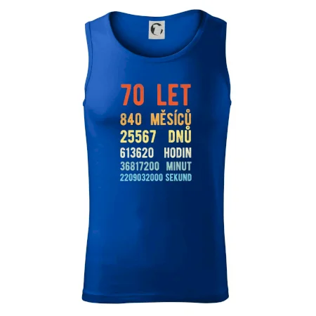 Narozeniny 70 přepočet času