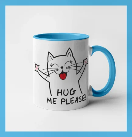 Kočka hug me please