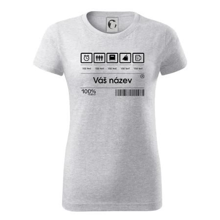 Čárový kód - Vlastní text