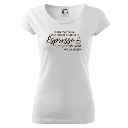 Jsem maminka. Moje krevní skupina je Espresso