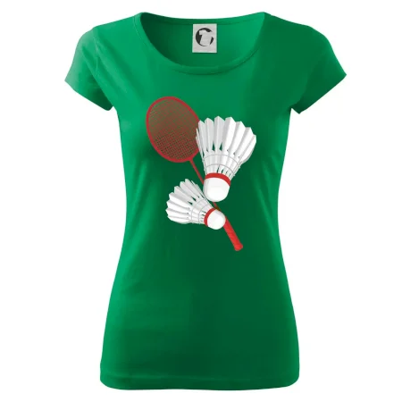 Badminton - pálka a košík