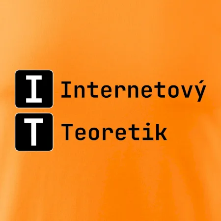 IT Nápis Internetový Teoretik