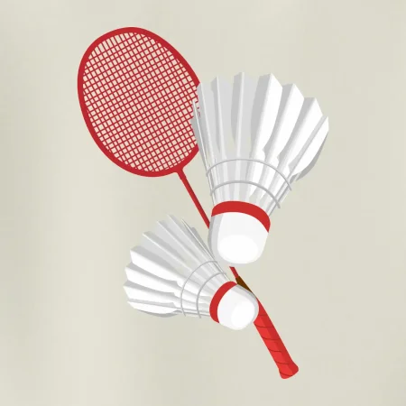 Badminton - pálka a košík