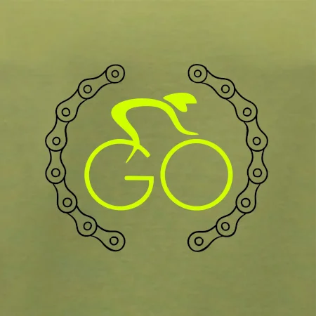 GO cyklista (fluo potisk)