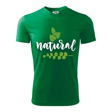 Natural - nápis v listech