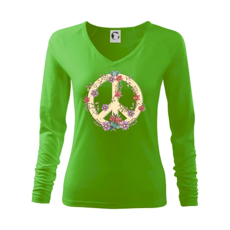 Peace symbol pískový