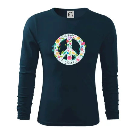 Peace and love symbol