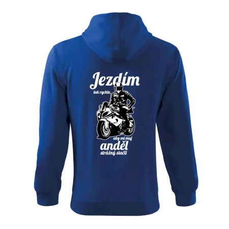 Silniční motorka - jezdím tak rychle, aby mi můj anděl strážný stačil