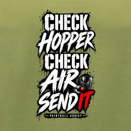Kontrola zásobníku check hopper air paintball