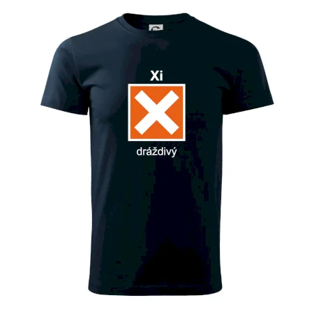 Xi Dráždivý - Výstražná tabulka na tričku
