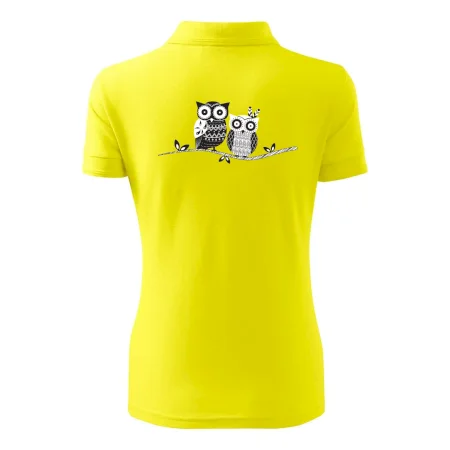 Dvě sovy abstraktní