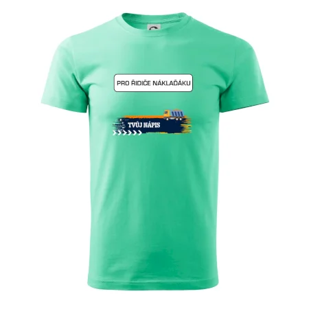 Stavba - vlastní nápis - náklaďák