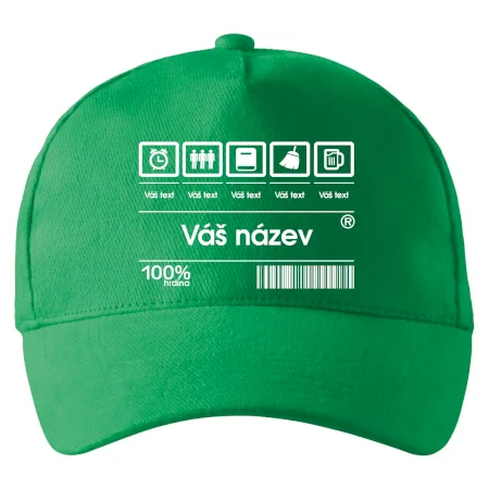 Čárový kód - Vlastní text